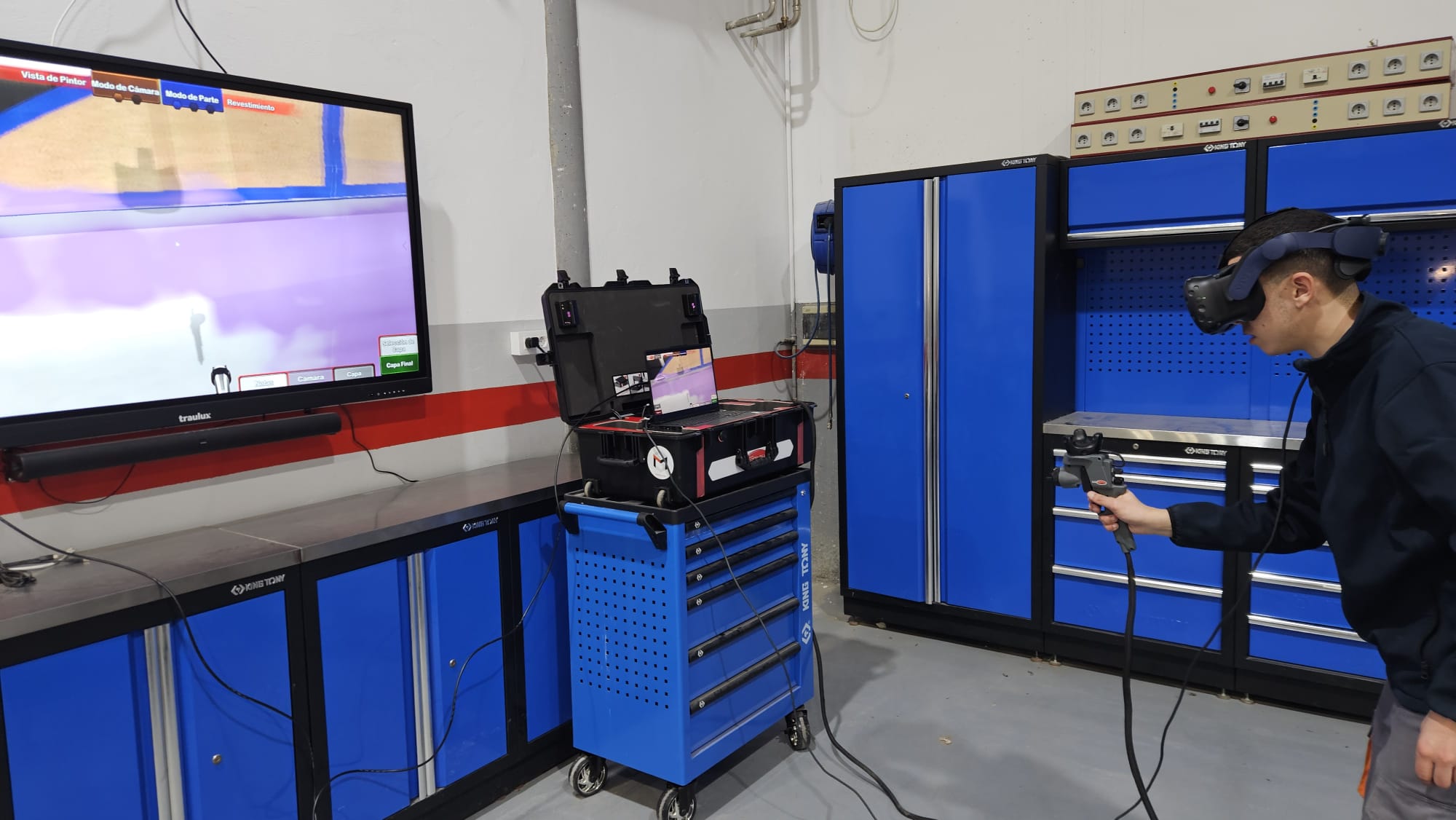Utilizando los simuladores de pintura y soldadura