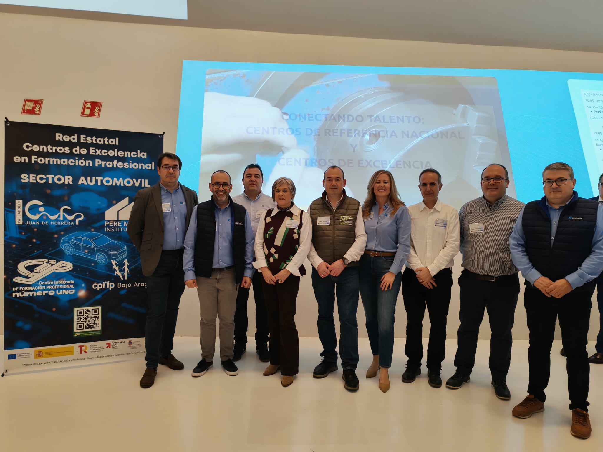 El CPIFP Bajo Aragón renueva su condición de Centro de Excelencia del Automóvil y participa en el primer encuentro estatal de la Red de Centros