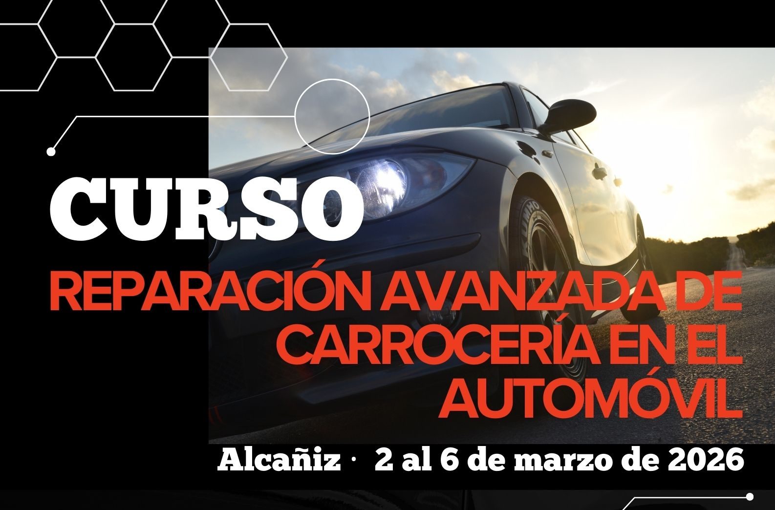 Abierto el plazo de inscripción al curso «Reparación avanzada de carrocerías en el automóvil» en el CPIFP Bajo Aragón